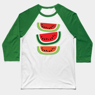 Fresh Juicy Watermelon Baseball T-Shirt